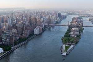 Luftaufnahme des Four Freedom Park. Quelle: Franklin D. Roosevelt Four Freedoms Park, © Iwan Baan.